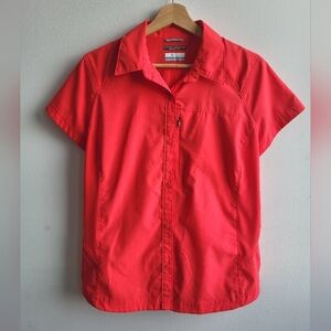 Columbia Omni Shade Sun Protection Size XL Coral Color Shirt